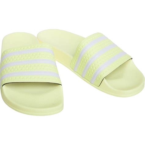 adidas slippers geel heren|adidas sandalen slippers.